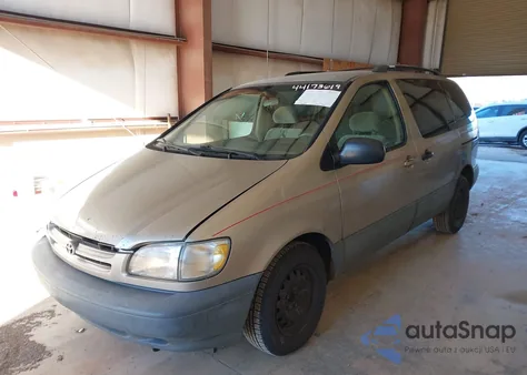 2000 Toyota Sienna Le z USA, uszkodzony, nr VIN 4T3ZF13C4YU278909